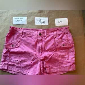 Old Navy Women's Cargo Shorts in Vibrant Pink